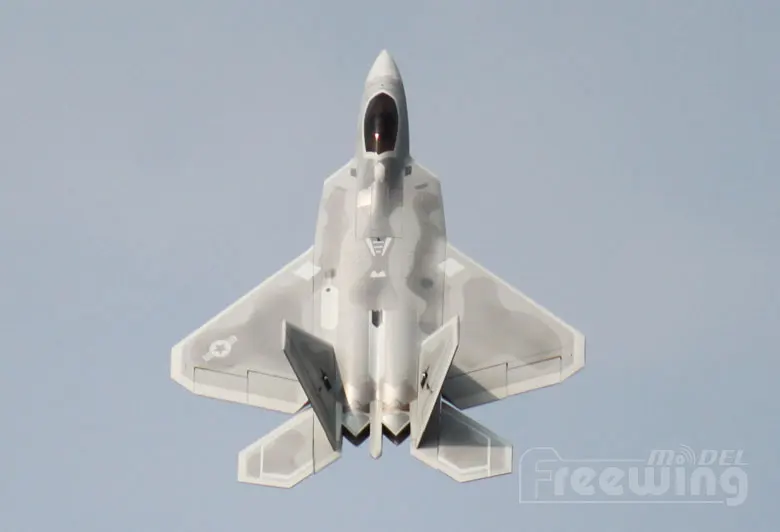 Freewing электрический rc jet F-22 Raptor самолет 90 мм edf самолет 6s или 8s PNP или комплект+ сервопривод выдвижной самолет/радиоуправляемая модель для хобби