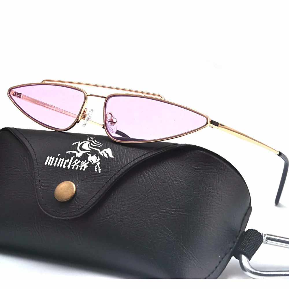 MINCL/Винтаж Квадратные Солнцезащитные очки Для женщин Cat Роскошные Брендовая