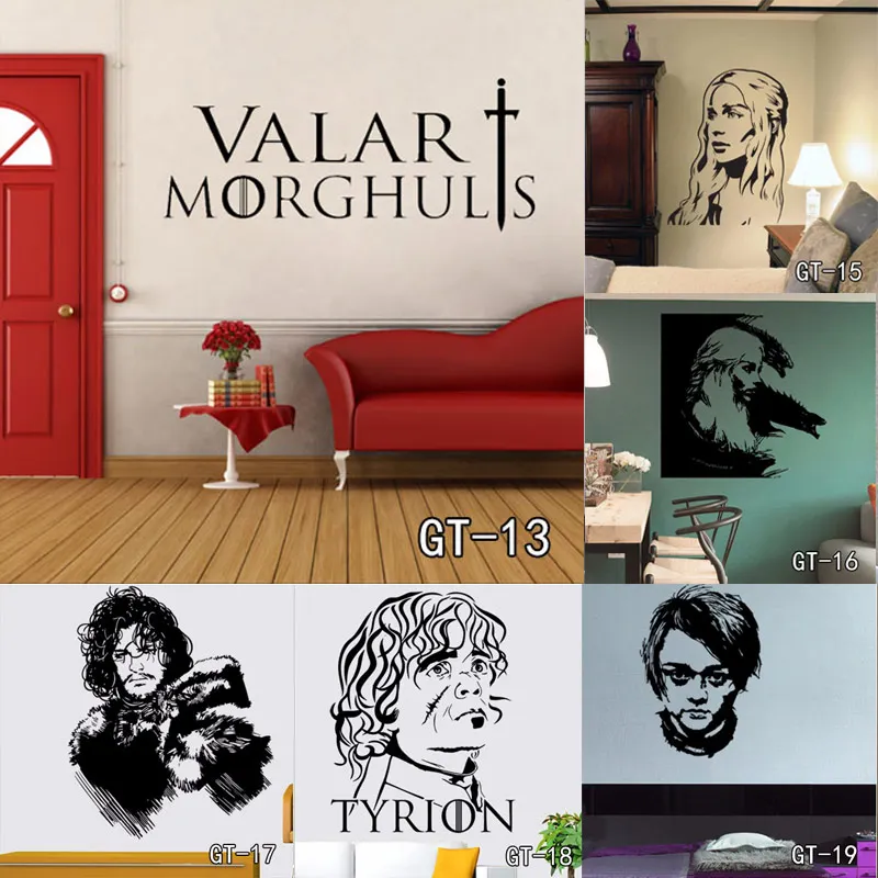 New Vinyl Design Game of Thrones Poster Iron Throne Sticker Decal Wall Stickers Painting Mural Art Home Decor | Дом и сад