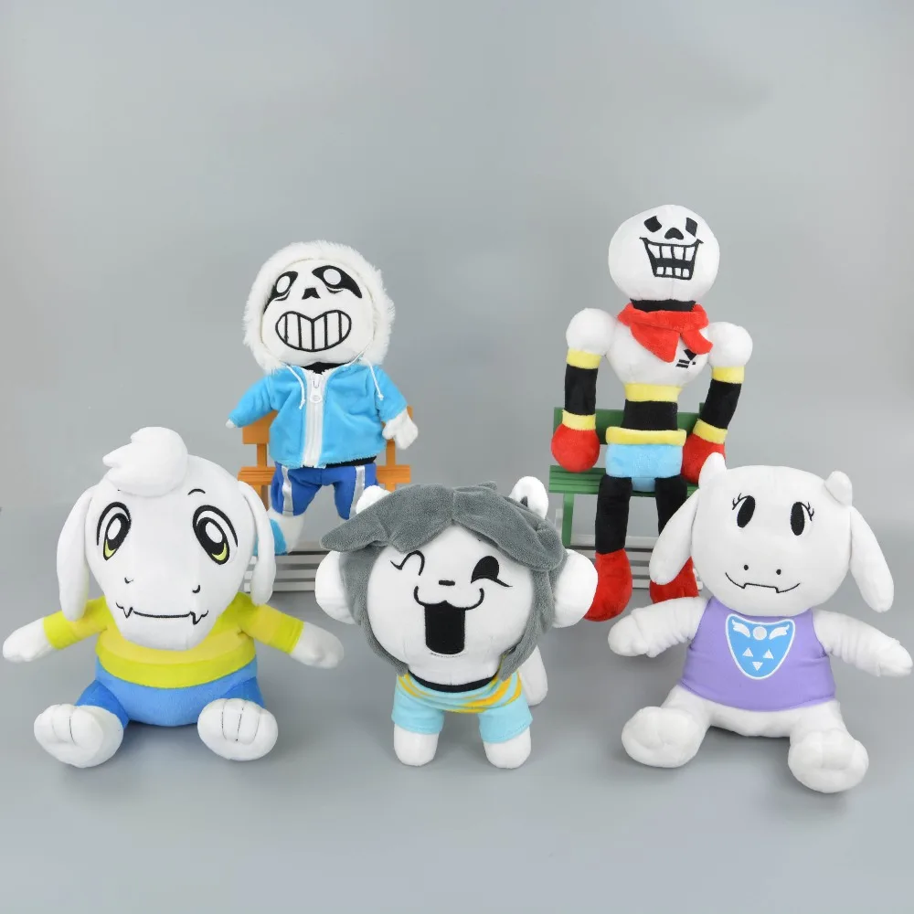 26 30 см Undertale Sans плюшевые игрушки игрушка для костюмированного представления Kawaii Плюшевые Peluches Papyrus Asriel Toriel