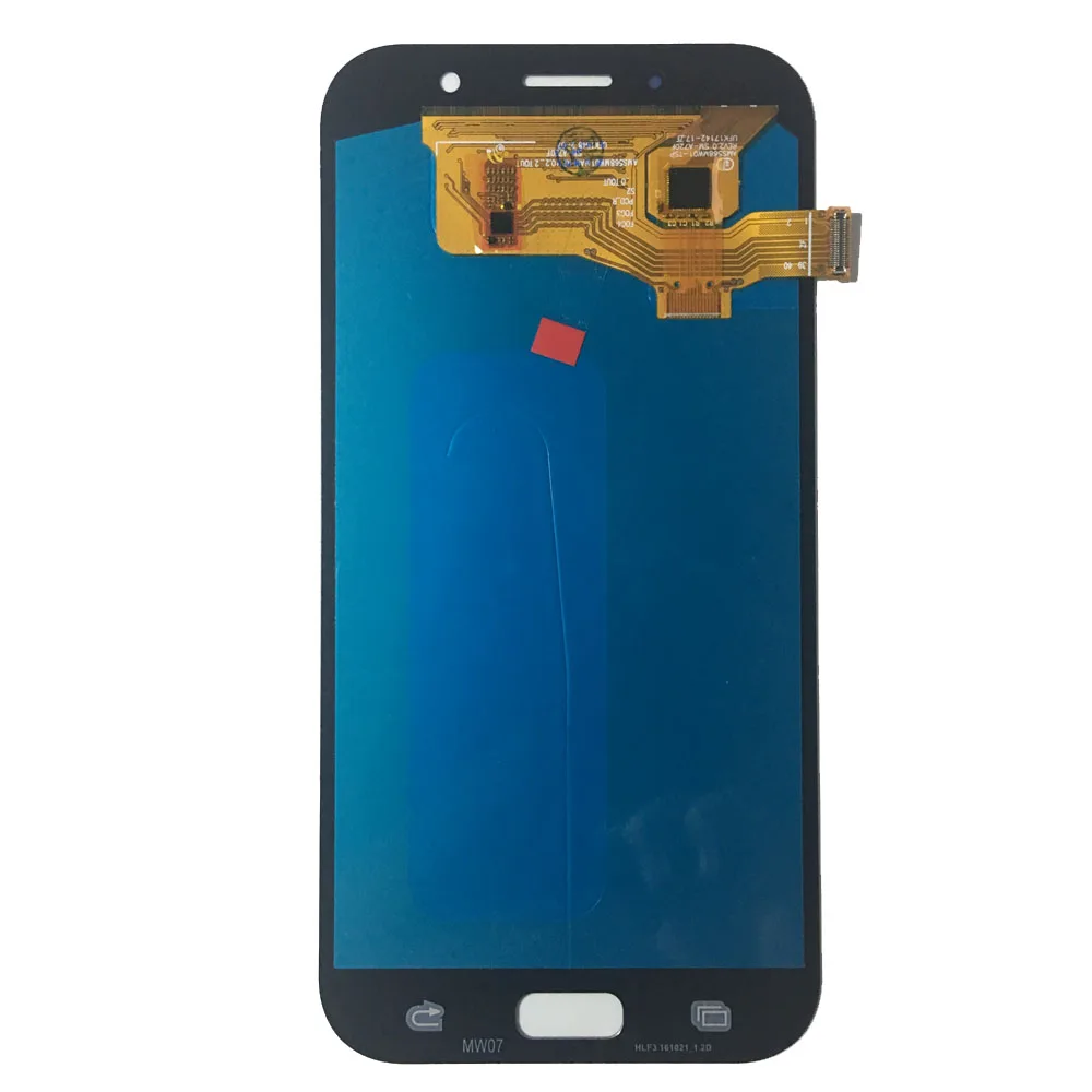 Супер AMOLED телефоны дисплей для Samsung Galaxy A7 2017 A720 A720F A720M ЖК-дисплей сенсорный экран