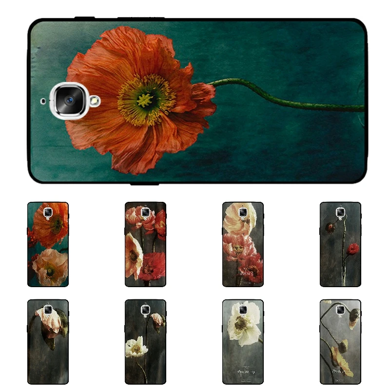 Черный мягкий ТПУ для OnePlus 3/3t DIY чехол телефона One Plus 3 3T оболочка ультра тонкий