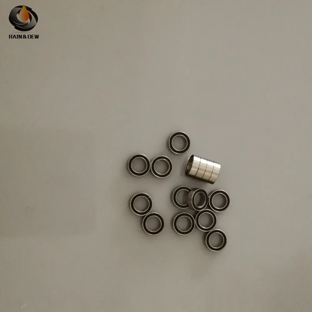 SMR95 2RS нержавеющий подшипник 5*9*3 мм (10 шт) ABEC 7 Высокоточный для рыбалки|Валы| |