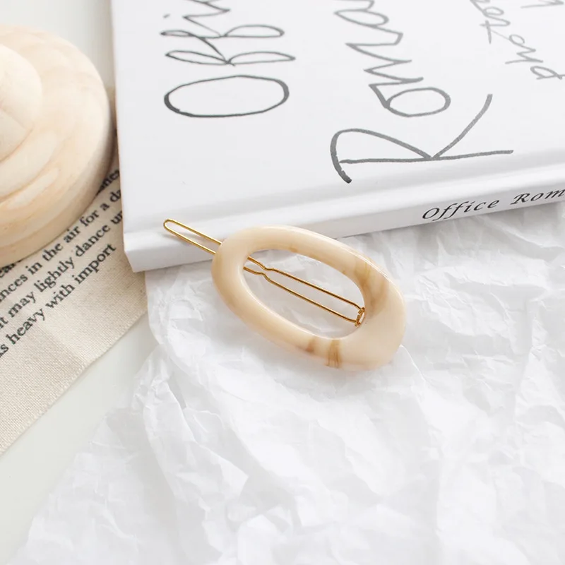 Женская заколка для волос однотонная Геометрическая резиновая 1 шт. аксессуары в