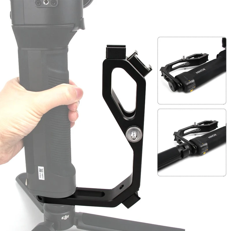 Аксессуары для подвеса L-образный кронштейн для DJI Ronin SC Crane 2 V2 Plus Feiyu AK2000 AK4000 DSLR Стабилизатор подвеса с 1/4 горячим башмаком