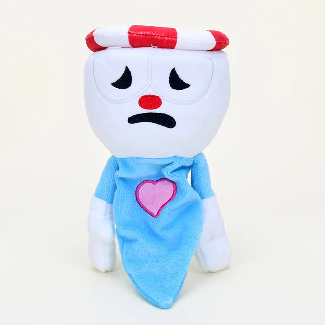 H Cuphead игрушка плюшевая игра Cuphead Chalice Mugman BOSS King Dice Ms. Chalice Puphead figura kawaii кукла 25-36cmfor подарок - Цвет: H
