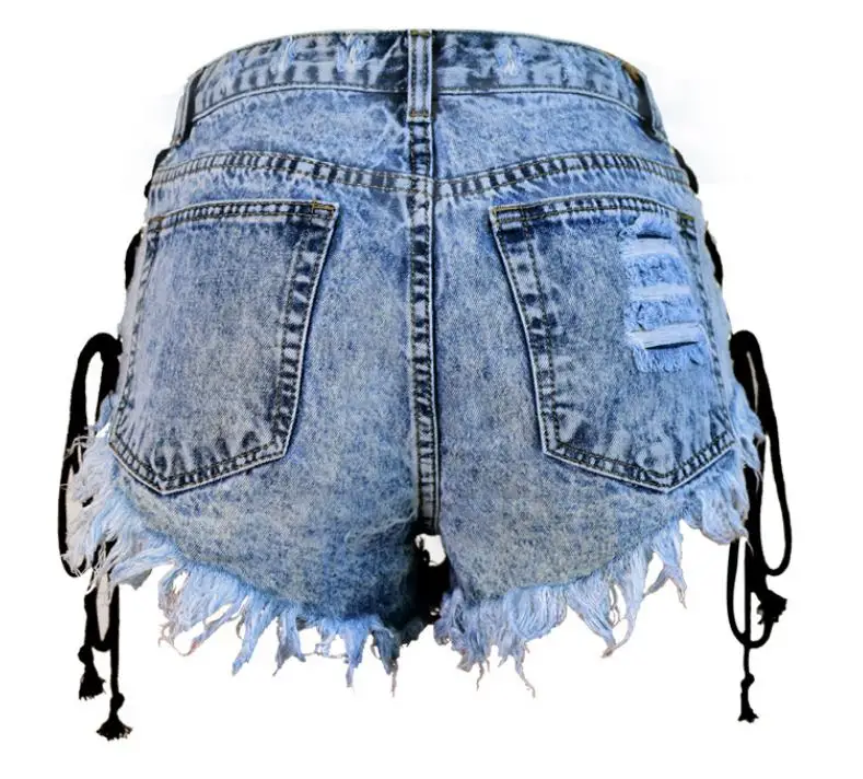 2019 винтажные неэластичные женские джинсовые шорты со снежинками с высокой