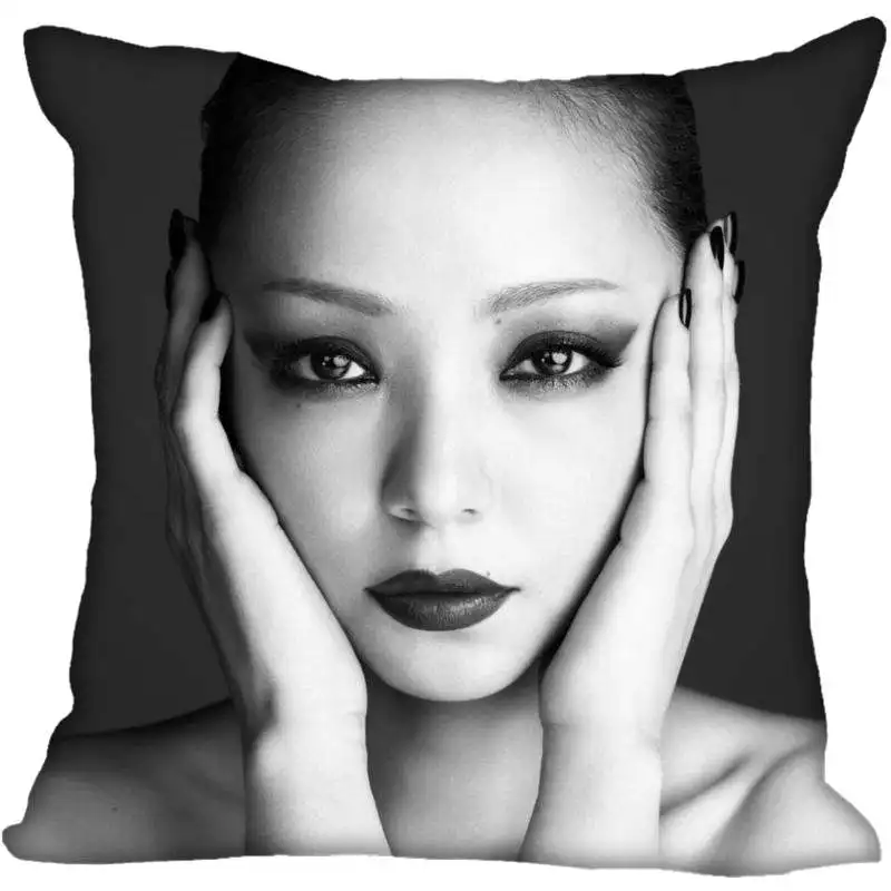 Заказная наволочка Namie Amuro квадратная на заказ Чехол для подушки на молнии 40x40,45x45 см(с одной стороны - Цвет: Pillowcase 17