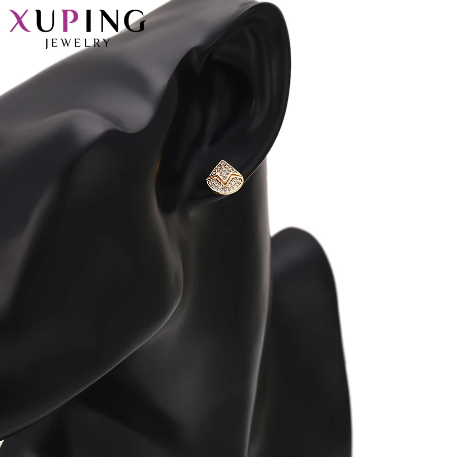 Xuping элегантные серьги секторов новый дизайн позолоченные ювелирные изделия для