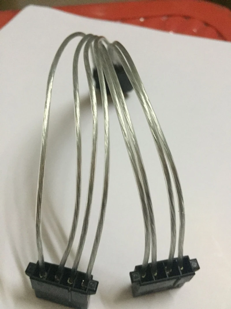 4Pin Molex папа в 2 порта IDE Женский источник питания Y сплиттер адаптер кабель для ПК