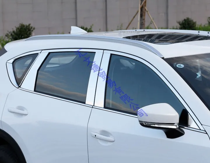 Для Mazda CX 5 CX5 2017 2018 наклейка на корпус из нержавеющей стали|Хромирование| |