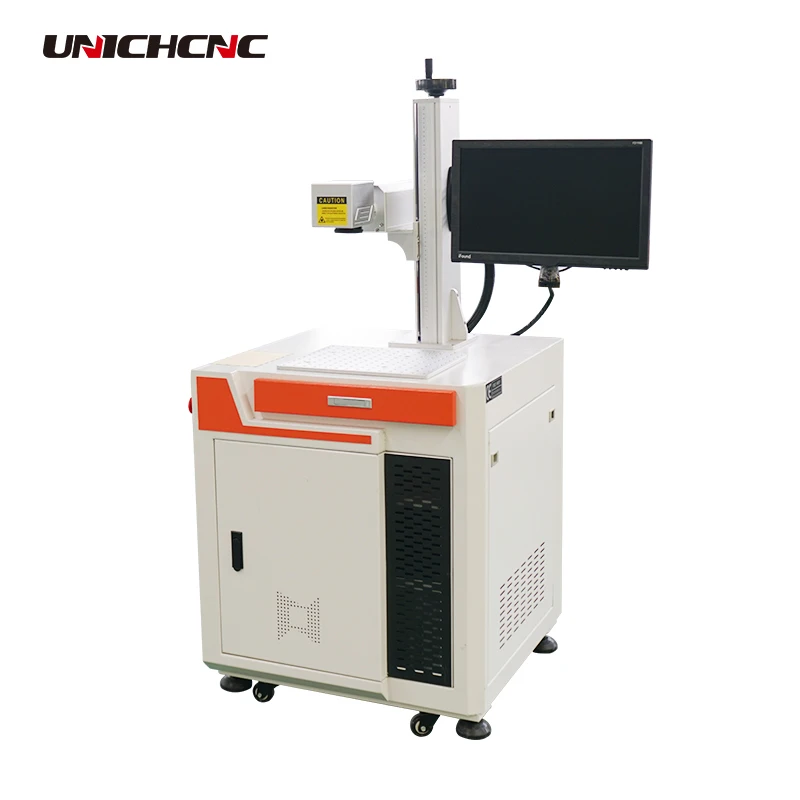 wholesale price Mini 20W fiber laser marking machine for printed circuit board mobile phone shell | Wood Router