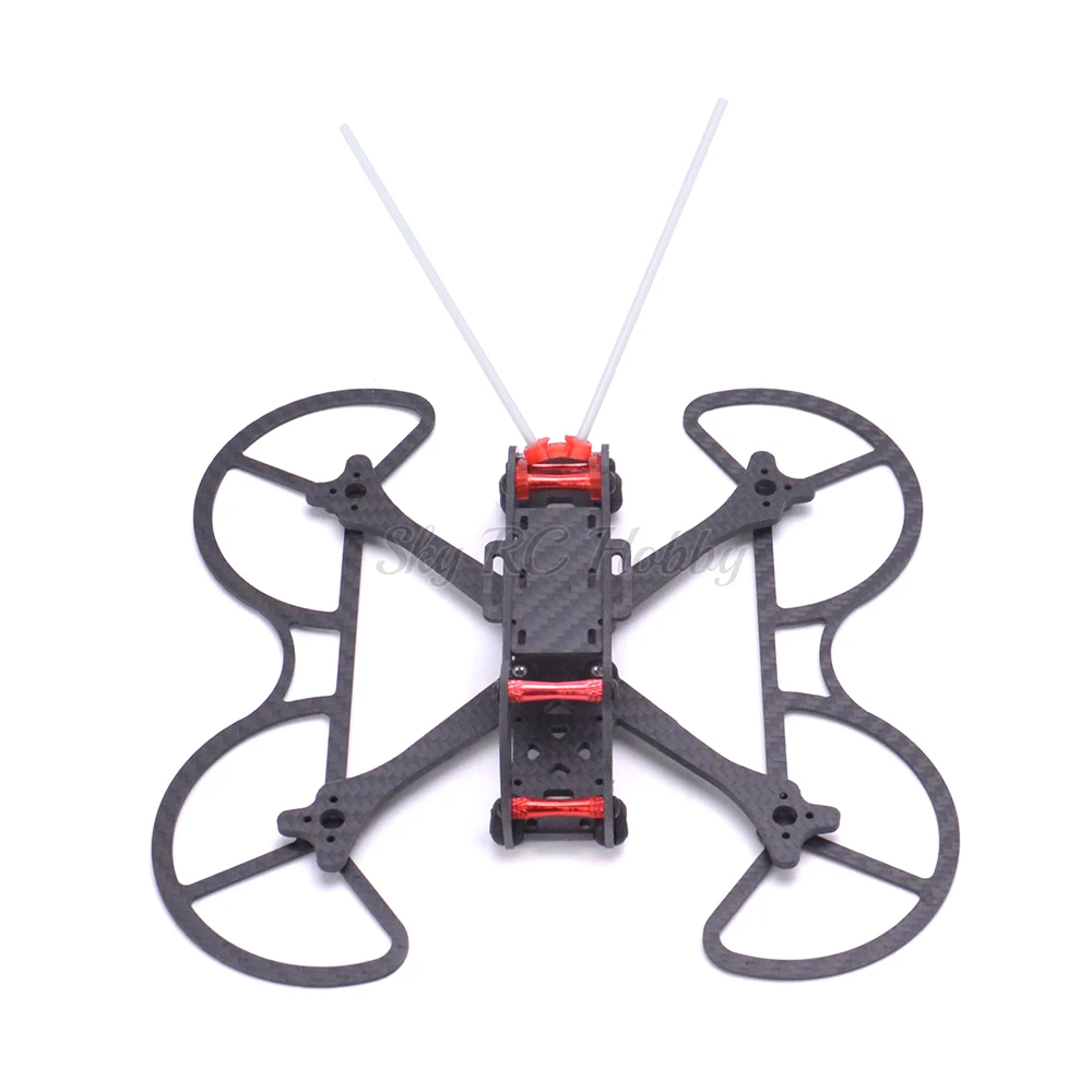 Стойка HSKRC 155 мм для гоночного дрона с функцией FPV протектором пропеллера и