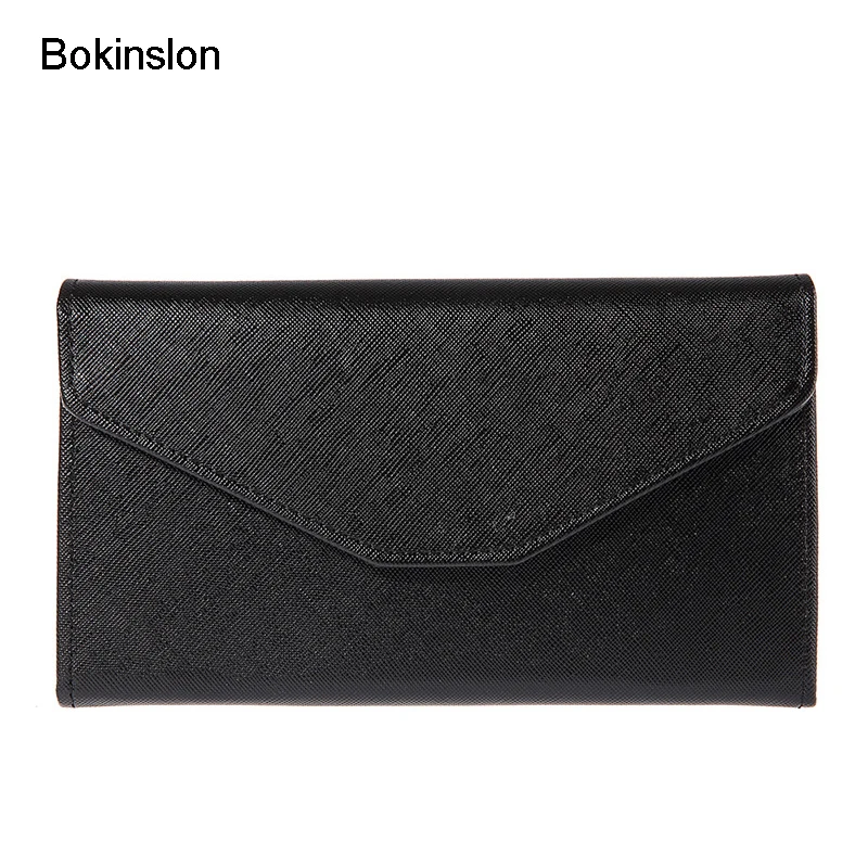 Bokinslon женские длинные Сумки из искусственной кожи Большой Вместительный женский