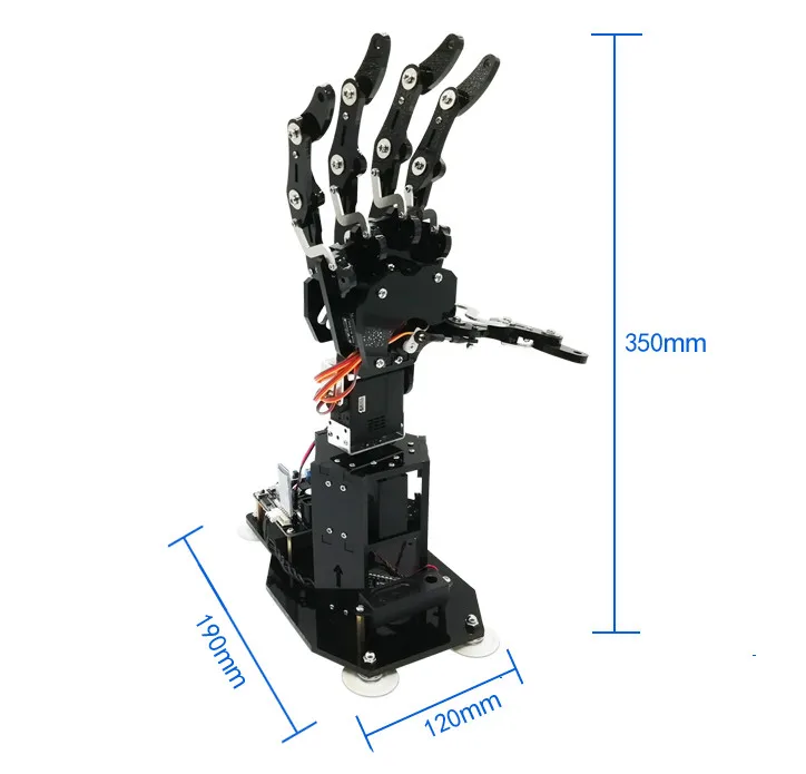 Bionic ладони синхронные носимые соматосенсорные перчатки DIY пульт дистанционного управления робот манипулятор Роботизированная рука набор рука палец ладонь