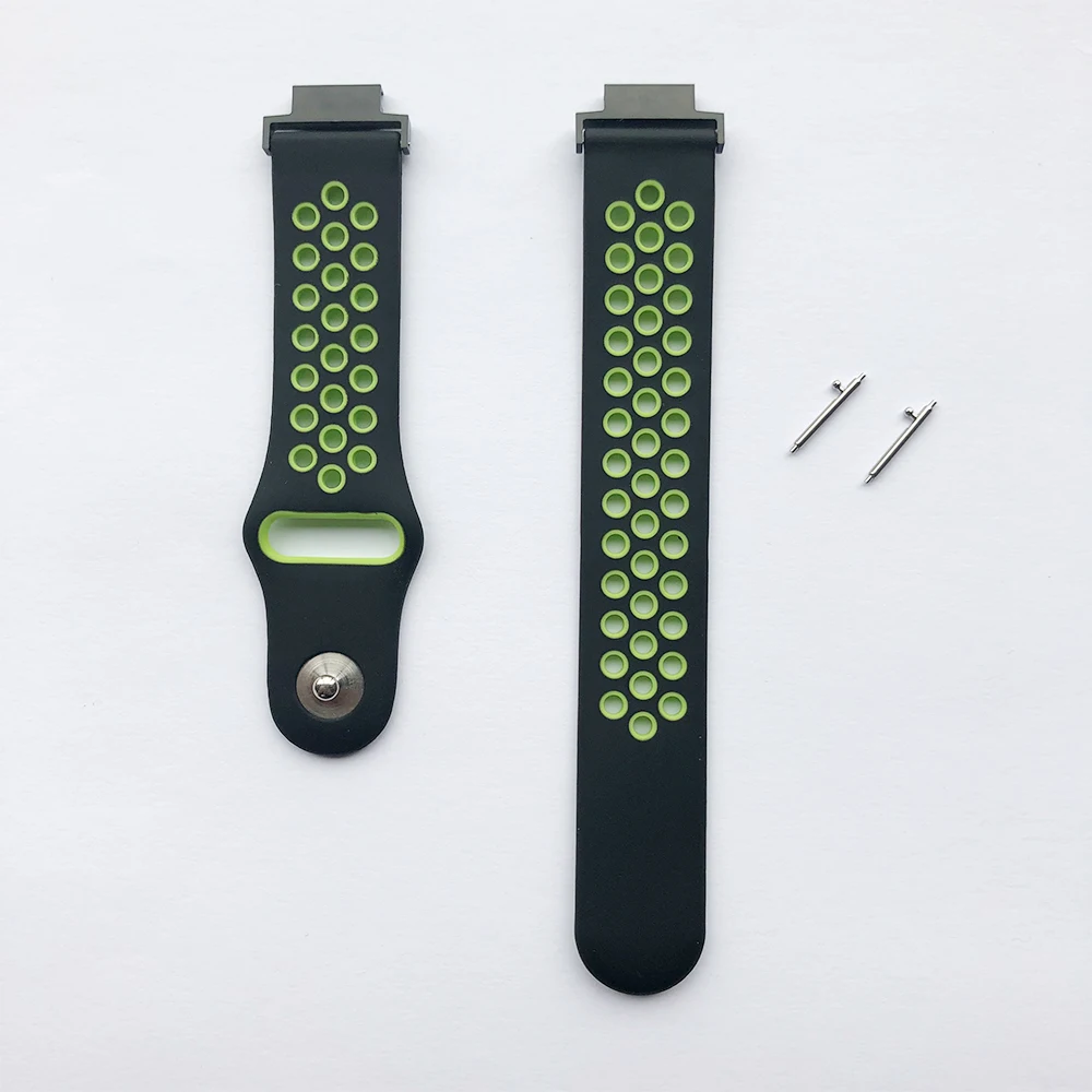 Black green Силиконовый мягкий ремешок на запястье для Xiaomi Amazfit Verge Band, умные часы, аксессуары для Huami Amazfit Verge 3, спортивный ремешок, браслет - Цвет: Black green