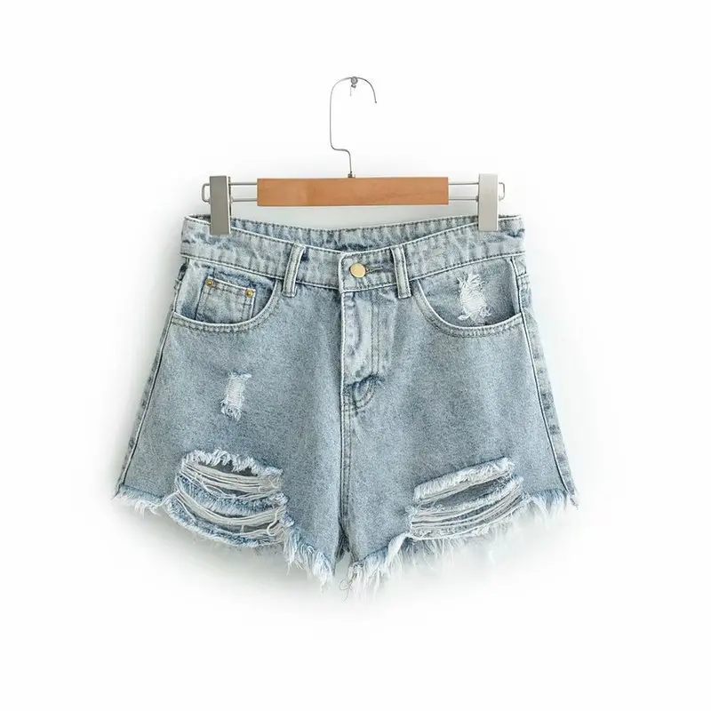 Popular XQ9-35-9042 European and American fashion wind-breaking jeans | Женская одежда