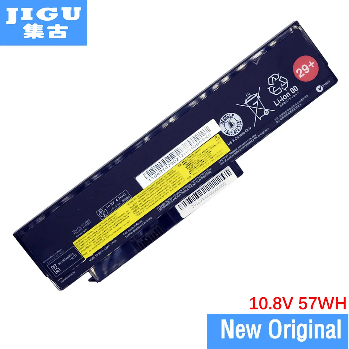JIGU 42T4861 42T4862 42T4873 42Y4874 Оригинальная батарея для ноутбука Lenovo ThinkPad X220 X220s X220i|laptop battery