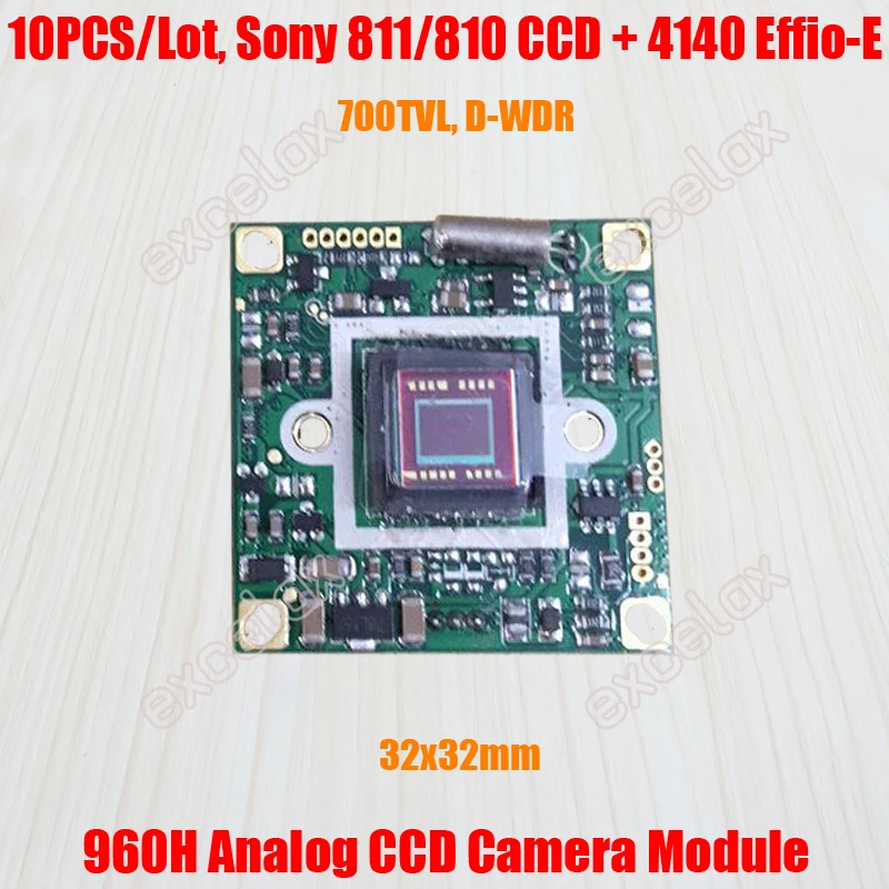 10 шт./лот 32x32 мм 700TVL 1/3 &quot873 872 811 810 CCD Effio E 4140 DSP аналоговый CCTV модуль камеры плата w/OSD
