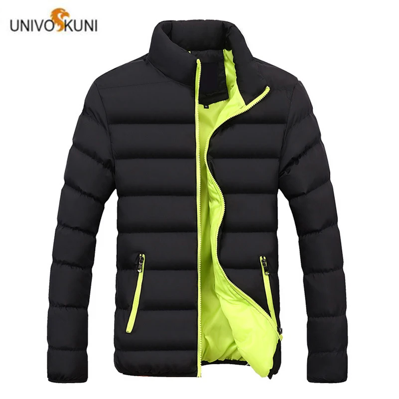 Мужское толстое пальто UNIVOS KUNI повседневная хлопковая куртка с подкладкой