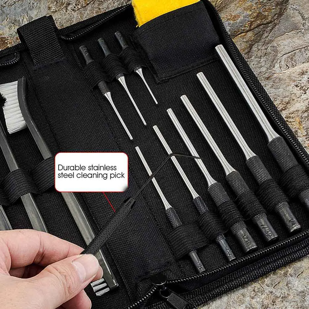 Набор для очистки Все в одном набор чистки щеток с рукояткой инструмент