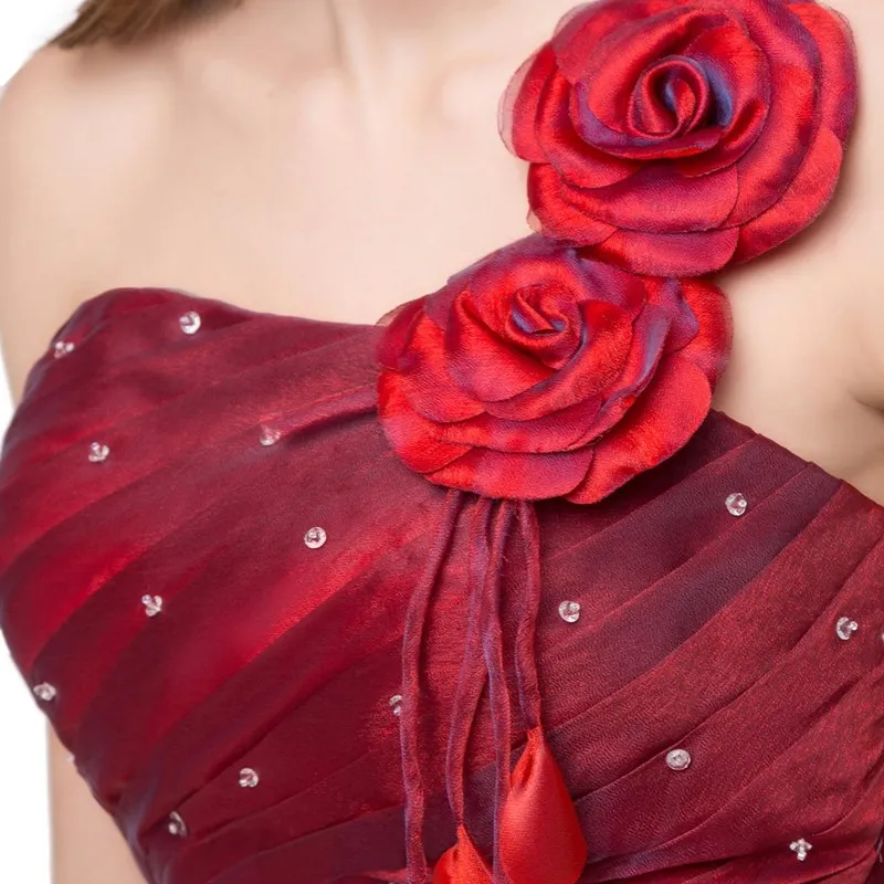 Ruthshen/бальное платье, бальные платья Vestidos De 15, красное милое платье шестнадцать, платье на одно плечо, дебютантное платье, Robe De Bal