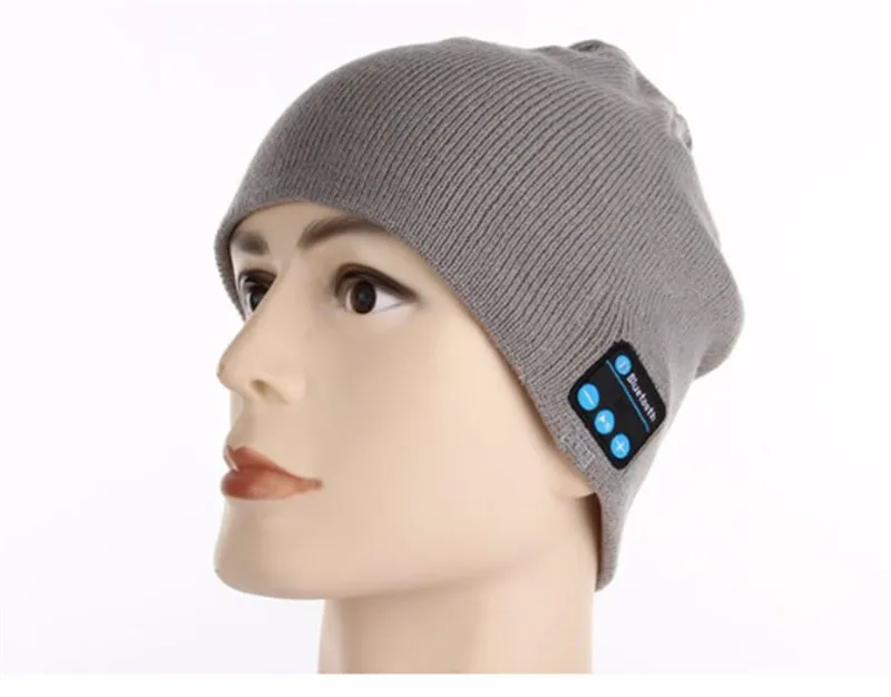 Новый мягкий теплый Beanie шляпа Gorro Беспроводной Bluetooth Smart Кепки гарнитура наушники