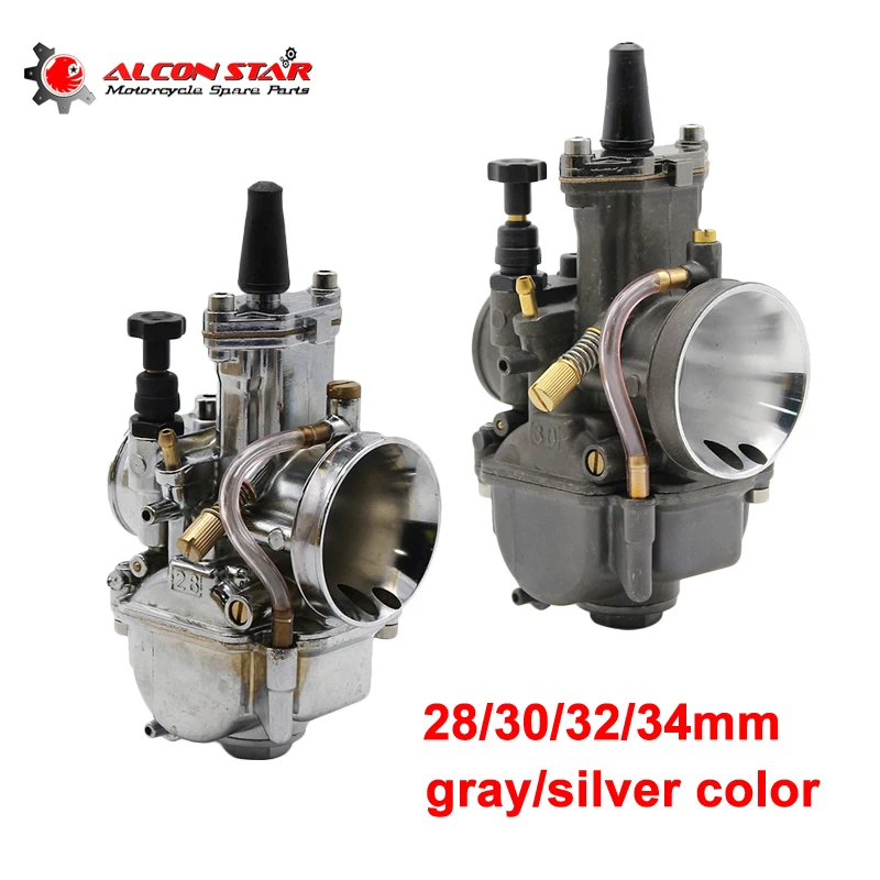 Alconstar 28 30 32 34 мм мотоциклетные PWK OKO карбюратор Carburador Carb гоночных с Мощность Jet