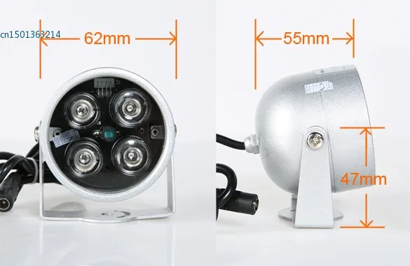 ИК подсветильник ка ночного видения с 4 светодиодами 50 м|light swith|lamp light bulblight irradiance |