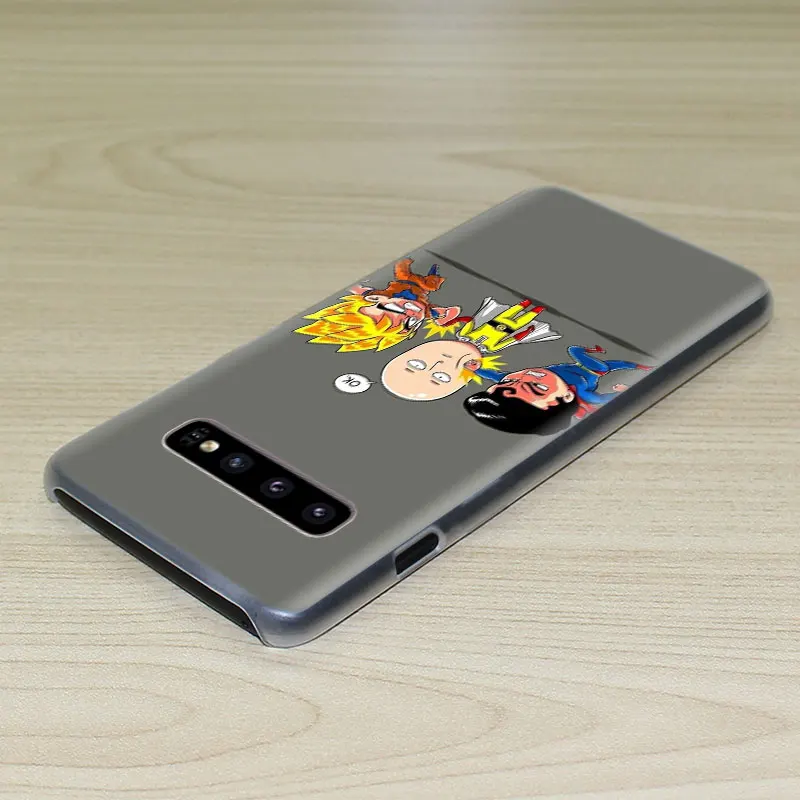 Отбеливать один удар человек телефон чехлы для Samsung Galaxy S8 S9 S10 плюс S10e M10 M20 S6 S7 Край жесткий поликарбонатный чехол-крышка