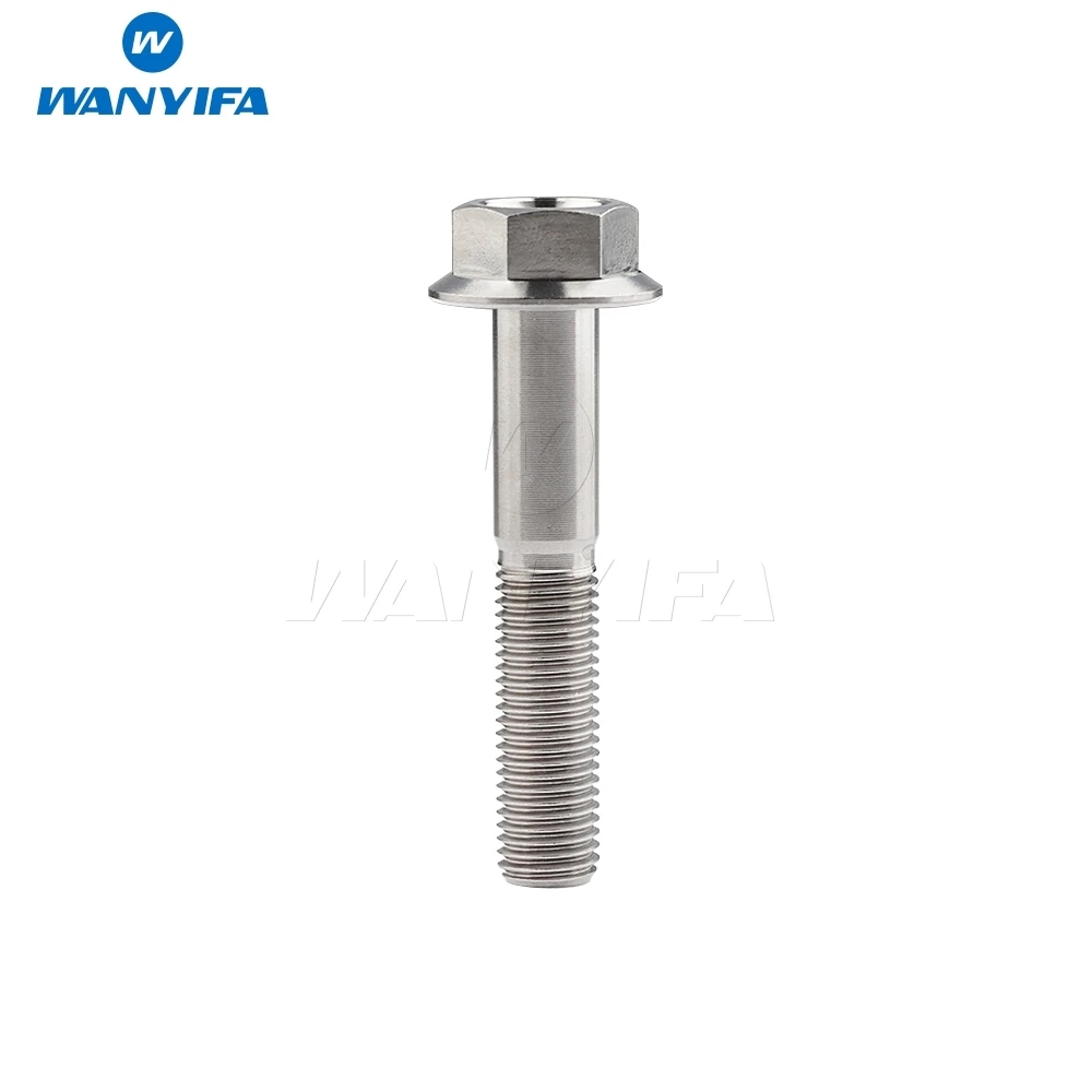 Шестигранные Болты Wanyifa M10 x 25 30 35 40 45 50 55 60 65 70 75 80 100 ММ 1 шаг титановый Ti Фланец |