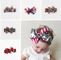 Baby Kids Girl Infant Toddler 4th july Bow Hairband Turban Knot Flower Floral Rabbit Headband Headwear Hair Band Accessories