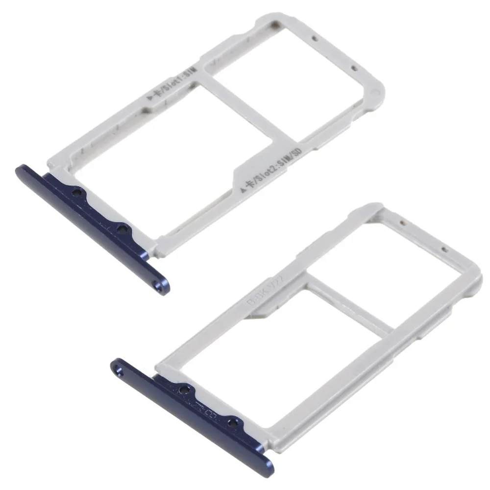 For huawei Nova 2s SIM Card Tray Slot Holder Sim Adapter - Dark Blue/Baby Blue/Gold/Grey/Black Color | Мобильные телефоны и