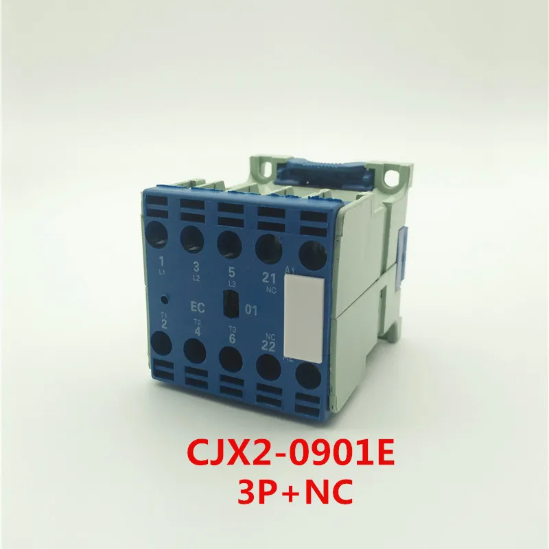 Контактор переменного тока CJX2 0901E 1NC 0910E 1NO 380 Вольт 9A 50/60 Гц|ac contactor|contactor acpole contactor |