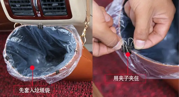 

Car-Styling garbage storage box Sticker For Jeep Wrangler JK CJ TJ Compass Liberty Grand Cherokee Patriot Liberty Accessories