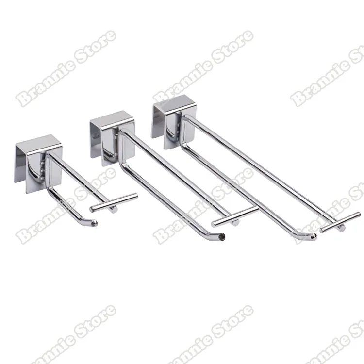 100 шт./лот 5 8 мм нержавеющая сталь двойная линия крюк дисплей для супермаркета