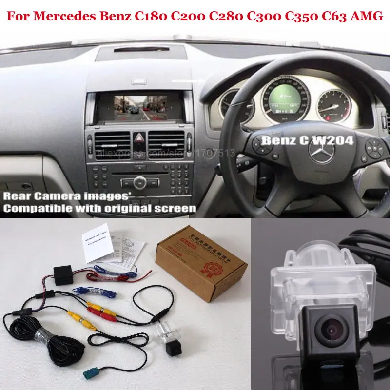 Автомобильная камера заднего вида для Mercedes Benz C180 C200 C280 C300 C350 C63 AM обратная RCA и