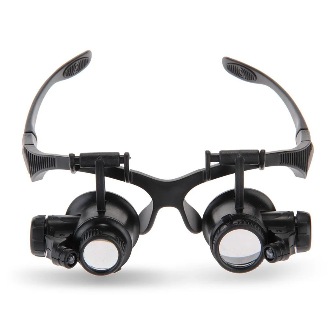 Горячая 10X 15X 20X 25X светодиодный Очки с подсветкой Лупа ювелира Часы Repair Eye очков