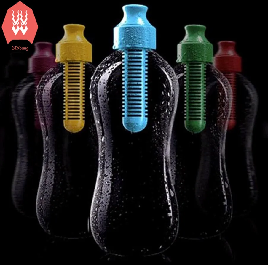 Фильтрующая питьевая бутылка с активированным углем 550 мл|carbon filter water bottle|filter