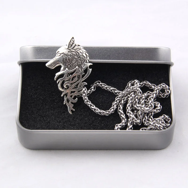 Yage 4 цвета 1 шт Руна Викинг Волк ожерелье в подарок|necklace with|necklace awolf necklace |