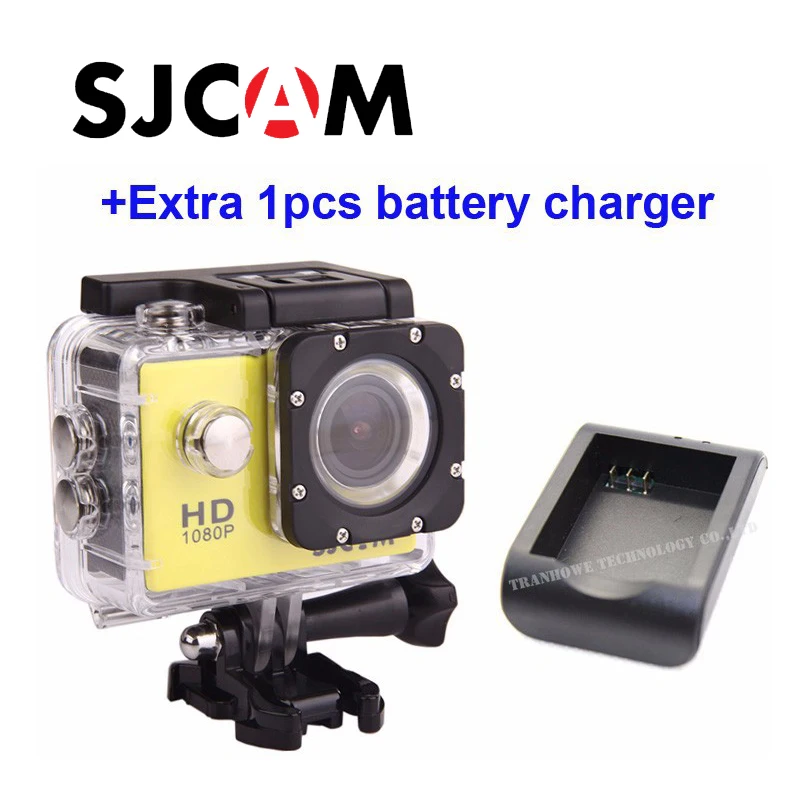 Водонепроницаемая Спортивная Экшн камера SJCAM SJ4000 для дайвинга на 30 м +