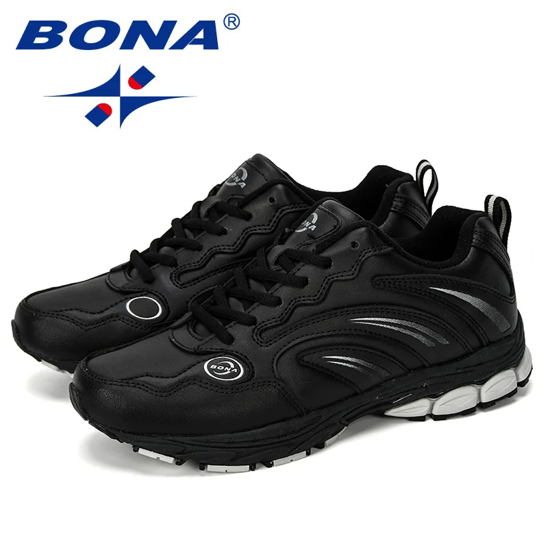 BONA/Новинка года; дизайнерская обувь; chaussure homme; уличная Мужская обувь для бега; спортивные кроссовки; Мужская Спортивная обувь; удобная мужская прогулочная обувь