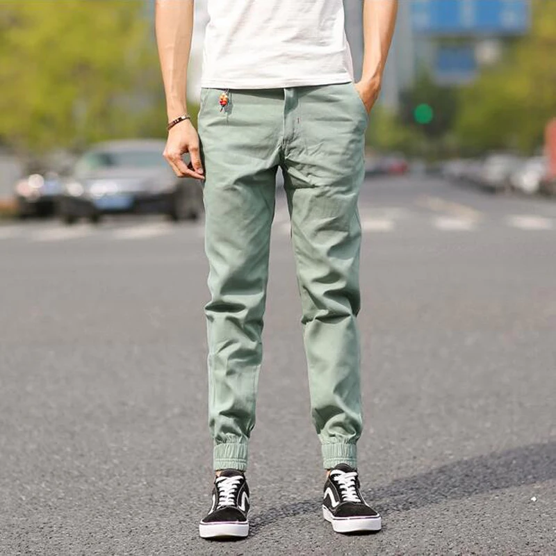 2019 Hot Top Quality New Brand Mens Print Beam Foot pants Sport Joggers pencil Men Hip Hop Outdoor Sweatpants | Мужская одежда
