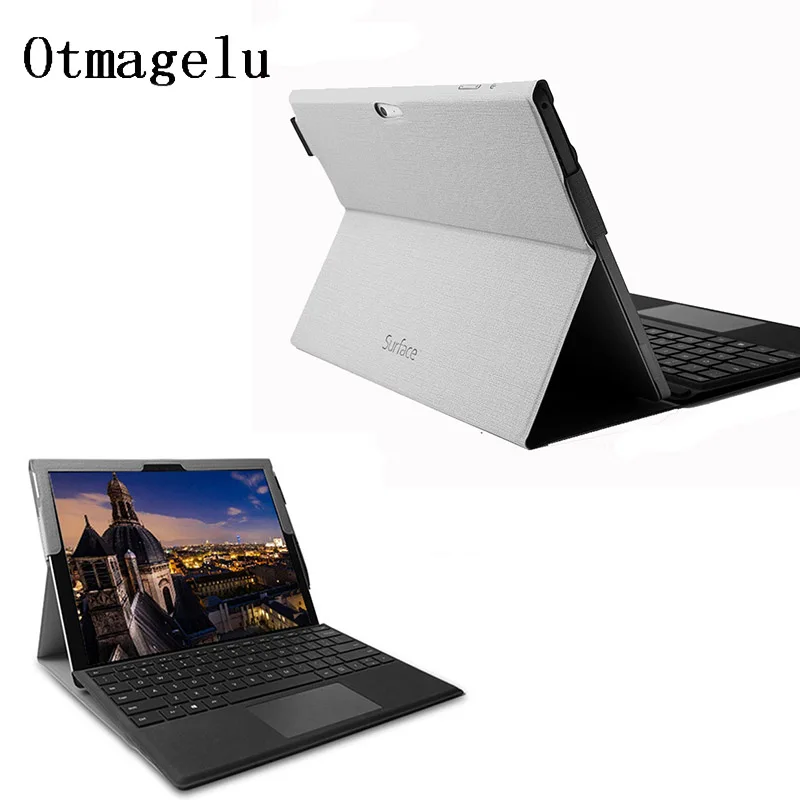 Чехол для планшета С Откидывающейся Крышкой чехол для microsoft Surface Pro 6 Pro5 PU кожаный планшет подставка для Pro4 стойка для планшета складной держатель