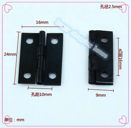 Петли для деревянных винных коробок и декоративные петли 1 дюйм железные черные |