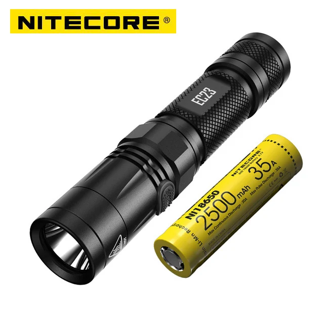 Светодиодный водонепроницаемый фонарик Nitecore EC23 1800 лм 8 режимов | Лампы и