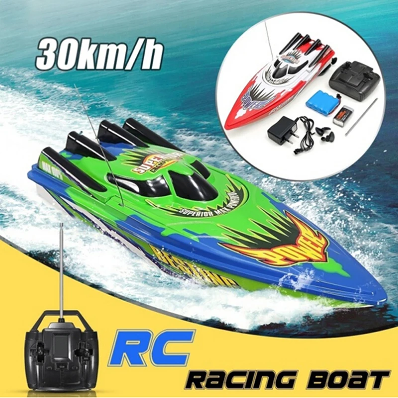 

High Speed Boat Rc Racing Toy Rechargeable Radio Remote Control Twin Motor Gift Kid Children Gift Christmas Gift