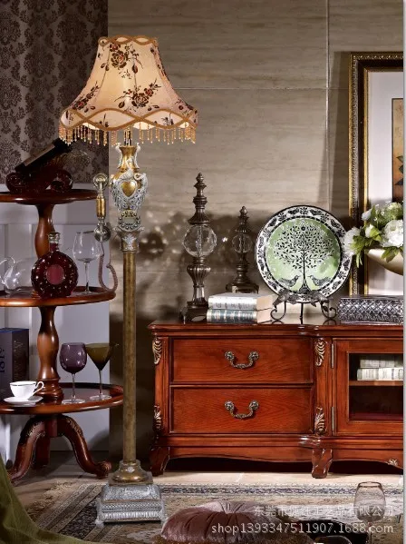 

Manufacturers selling European antique retro antique bedroom bedside lamp floor lamp phone study the living room floor lamp