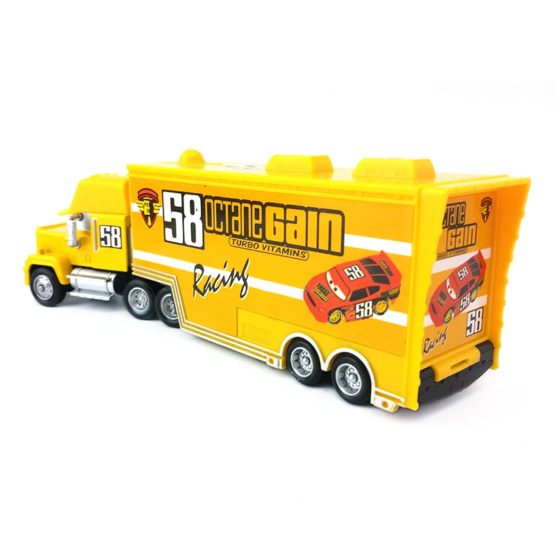 Disney Pixar Cars Mack Uncle No.58 Octane Gain грузовик гонщик литой игрушечный автомобиль свободный