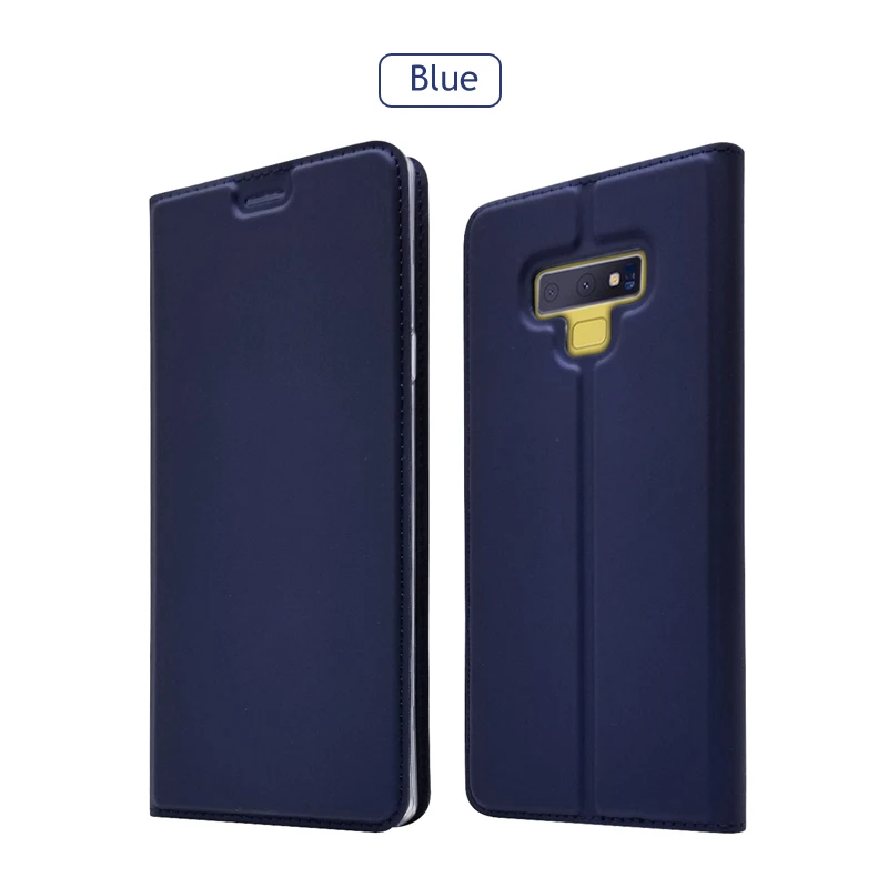 Blue 9 ZROTEVE чехол для samsung Note 9 Чехол Флип кожаный чехол для Galaxy Note 8 9 Чехол Флип Магнитный кошелек Coque Note9 Note8 чехол s - Цвет: Blue 9